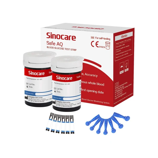 Sinocare Safe AQ Smart Blood Sugar Monitor (Glucometer) - Image 2