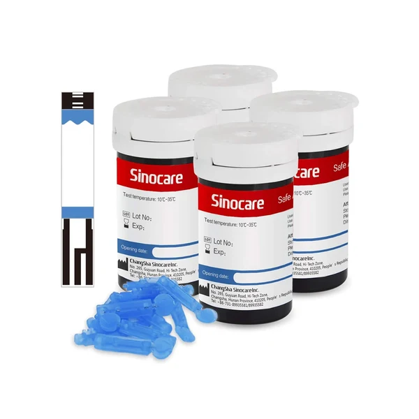 Sinocare Safe AQ Smart Blood Sugar Monitor (Glucometer) - Image 3