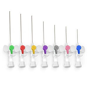 Sterile Intravenous (IV) Cannulas with Injection Port & Wings